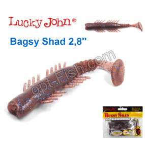 Виброхвост 3,9 Bagsy Shad LUCKY JOHN*5 140108-S19