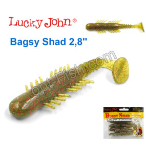 Виброхвост 3,9 Bagsy Shad LUCKY JOHN*5 140108-SB05