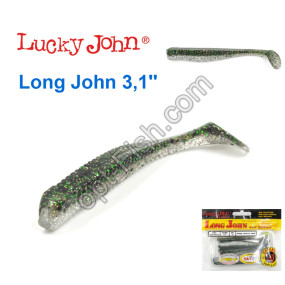 Виброхвост двухцветный 3.1 Long John LUCKY JOHN*8 140118-T01