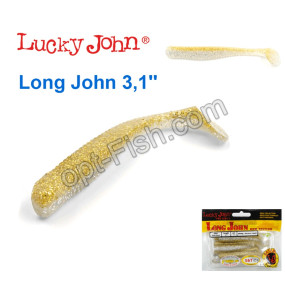 Виброхвост двухцветный 3.1 Long John LUCKY JOHN*8 140118-T04