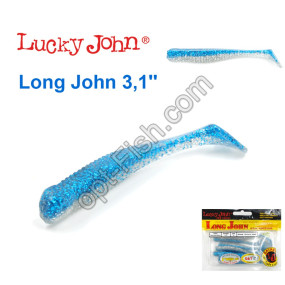 Виброхвост двухцветный 3.1 Long John LUCKY JOHN*8 140118-T05