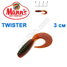 Силікон Manns Twister MO-035-30мм (20шт)