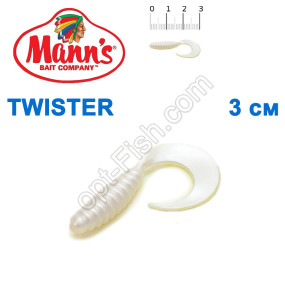 Силікон Manns Twister PL-035-30мм (20шт)