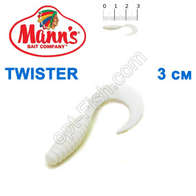 Силікон Manns Twister W-035-30мм (20шт)