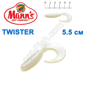 Силикон Manns Twister PL-037-55мм (20шт)