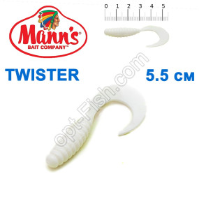 Силикон Manns Twister W-037-55мм (20шт)