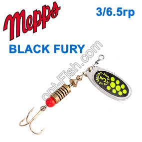 Black fury srebrny/seledynowe-chartr. 3/6,5g