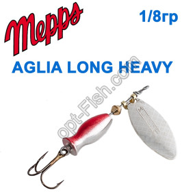 Aglia longheavy srebrna/srebr. korpus 1/8g