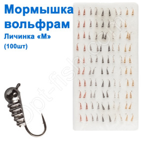 Блешня вольфрам. Личинка M гачок Daiichi №14 (100шт.)