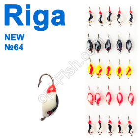 Мормышка вольф. Riga NEW 336026 №64 (25шт)