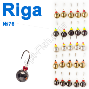 Мормышка вольф. Riga 102050 (25шт) №76