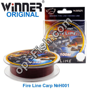 Волосінь Winner Original Fire Line Carp №H001 100м 0,35 мм *