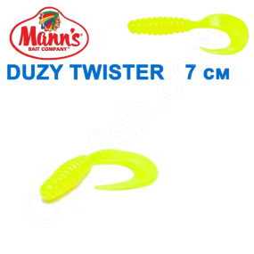 Силикон Manns Duzy Twister FCH-038-70мм (20шт)