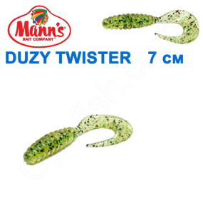Силикон Manns Duzy Twister KUD-038-70мм (20шт)