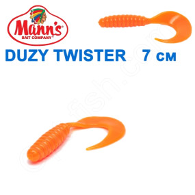 Силикон Manns Duzy Twister OR-038-70мм (20шт)