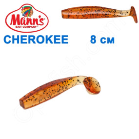 Силикон Mann`s Cherokee AS -058-80мм (20шт)