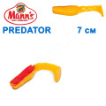 Силикон Manns Predator Y-BR-056-70мм Czerwony Grzbiet (20шт)