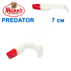 Силикон Manns Predator W-RN-056-70мм Czerwony Nos (20шт)