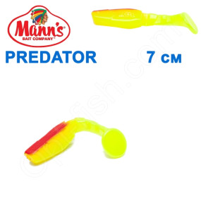 Силикон Manns Predator FCH-BR-056-70мм Czerwony Grzbiet (20шт)