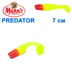 Силікон Manns Predator FCH-RN-056-70мм Czerwony Nos (20шт)