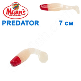 Силикон Manns Predator FW-RN-056-70мм Czerwony Nos (20шт)