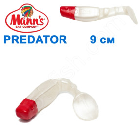 Силикон Manns Predator PL-RN-066-90мм Czerwony Nos (20шт)