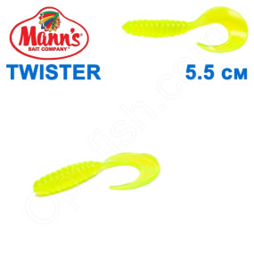 Силикон Manns Twister CH-037-55мм (20шт)