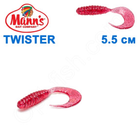 Силикон Manns Twister MFST-037-55мм (20шт)