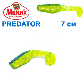 Силикон Manns Predator CHP-BU-056-70мм Niebieski Grzbiet (20шт)