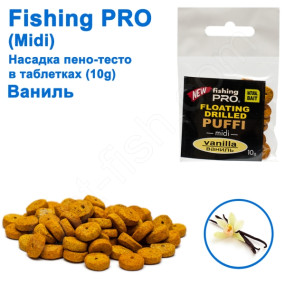Плаваюча насадка піно-тісто в таблетках fi ing PRO midi 10g (Ваніль)
