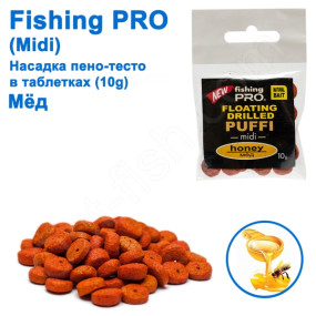 Плаваюча насадка піно-тісто в таблетках fi ing PRO midi 10g (Мед)