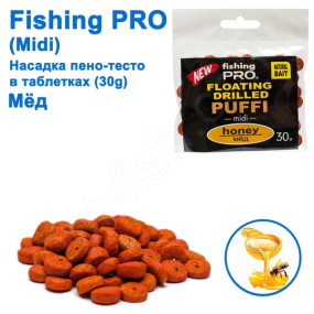 Плаваюча насадка піно-тісто в таблетках fi ing PRO midi 30g (Мед)