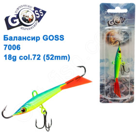 Балансир Goss 7006 18g col. 72 (52mm)
