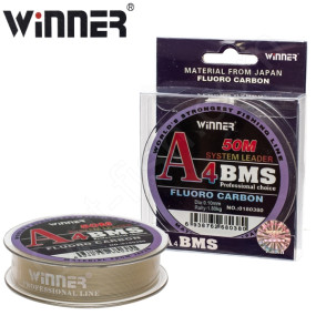 Флюорокарбон Winner Fluro Carbon 50% A4 №0180380 50м 0,10 мм *