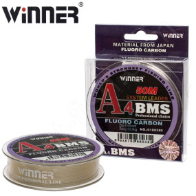 Флюорокарбон Winner Fluro Carbon 50% A4 №0180380 50м 0,50 мм *
