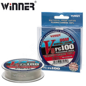 Флюорокарбон Winner Fluro Carbon 100% V8 №0180328 50м 0,14мм *