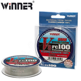 Флюорокарбон Winner Fluro Carbon 100% V8 №0180328 50м 0,30мм *
