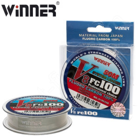 Флюорокарбон Winner Fluro Carbon 100% V8 №0180328 50м 0,35 мм *