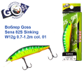 Воблер Goss Sena 82S Sinking W12g 0.7-1.2m col. 01