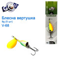 Блесна Goss вертушка V-68 9g (5шт) *