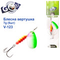 Блесна Goss вертушка V-123 7g (5шт) *