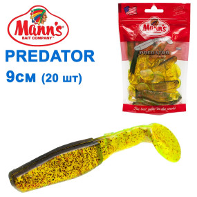 Силикон Manns Predator RFCH-BB-066-90мм Czarny Grzbiet (20шт)