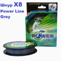 Шнур X8 Power Line Grey 100м (0,25мм) *