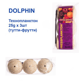 Технопланктон Dolphin 25g x 3шт (тутти-фрутти)
