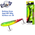 Воблер Goss Agat 90F W8g Surface col. 08