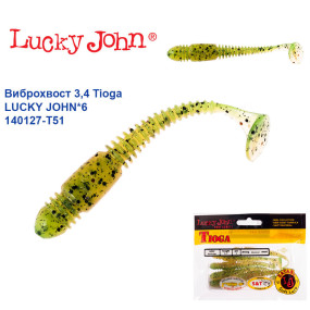 Виброхвост 3,4 Tioga LUCKY JOHN*6 140127-T51