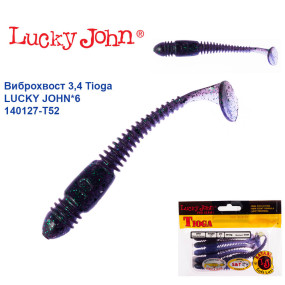 Виброхвост 3,4 Tioga LUCKY JOHN*6 140127-T52