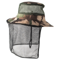 Панама рыбацкая-походная с сеткой и защитой шеи (color CAMO)