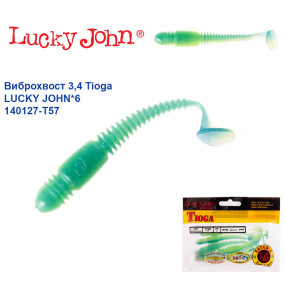 Виброхвост 3,4 Tioga LUCKY JOHN*6 140127-T57