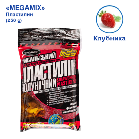 Пластилин MEGAMIX 250g Клубничный